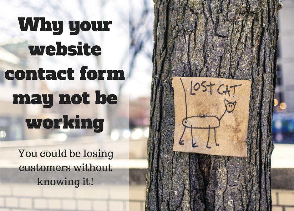 Why your website contact form may not be working